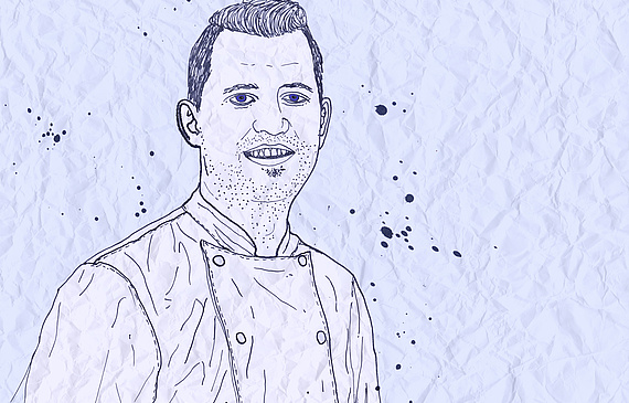 Philipp Schneider wurde vom St. Galler Trägerverein Culinarium mit der Culinarium-Krone 2017 ausgezeichnet. In seinem Betrieb setzt er auf regionale Produkte, auf Fairness und auf Vertrauen in die Mitarbeitenden. (Illustrationen Solange Ehrler)