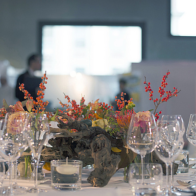 4 L’une des deux tables décorées par l’équipe du Centre de formation professionnel de Genève.