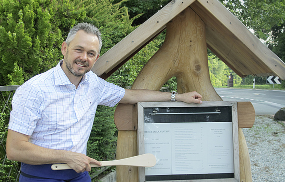 A la Veveyse, David Tarnowski privilégie une cuisine maîtrisée et abordable. (DR)