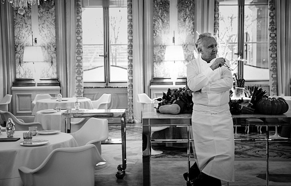 Selon Alain Ducasse, sa réussite serait due à «95% de travail, 5% de talent – et encore, pas tous les jours». (DR)