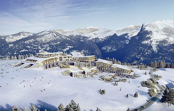 Après Val Thorens Sensations, c’est à Samoëns, sur le plateau des Saix, que Club Med ouvrira en décembre 2017 un nouveau resort de montagne 4 Tridents.