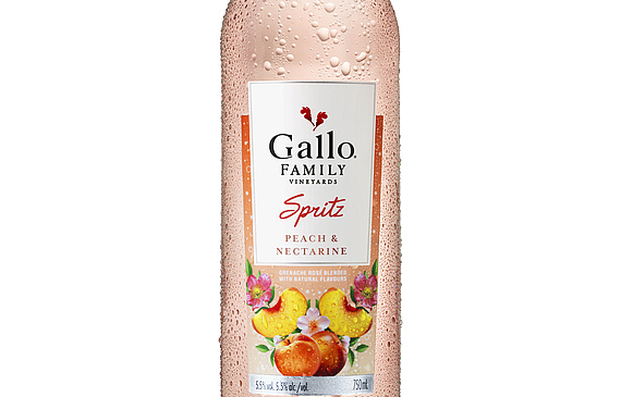 Der neue Spritz Peach & Nectarine von Gallo. (Bild ZVG)