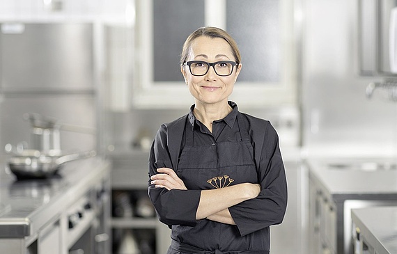 Am St. Moritz Gourmet Festival besteht die Möglichkeit, mit Tanja Grandits ein Trüffelmenü zu kochen. (ZVG)