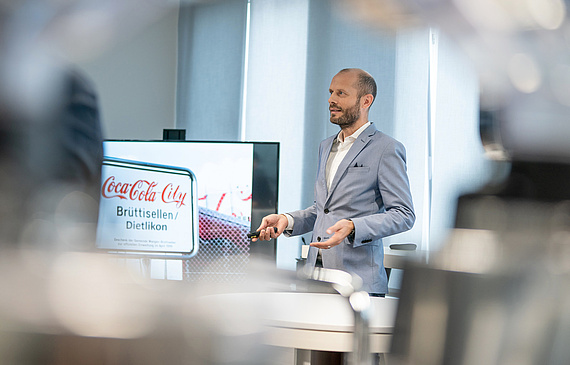 Flavio Calligaris, Operational Marketing und New Business Development Manager bei Coca-Cola Hellenic Switzerland, setzt auch auf Kaffee. (ZVG)